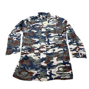 Hayden Jacket Mens Small Camo  Military Utility Field Coat Gorpcore Tactical Y2K